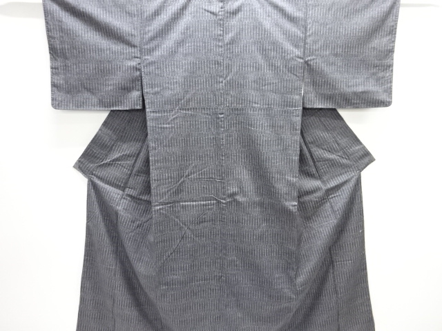 JAPANESE KIMONO / TSUMUGI / WOVEN STRIPE